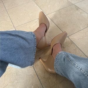 Vince Nude Organic Shaped Heels US size 7